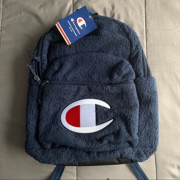 fluffy champion backpack